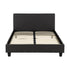 Prado 4FT6 Bed - Brown Faux Leather